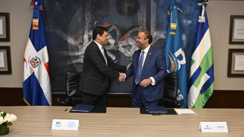 CAF y Banreservas firman línea de crédito por USD50 millones para potenciar pymes y sectores sostenibles en RD